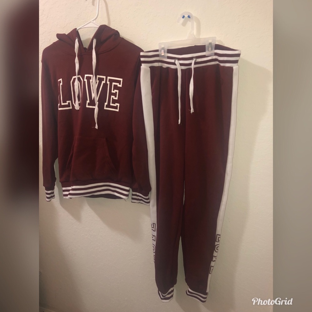 Maroon Tracksuit